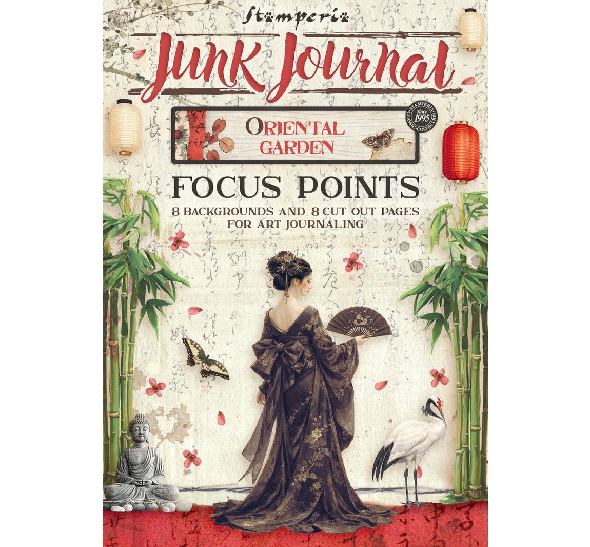 Stamperia A5 Junk Journal Focus Points 'Oriental Garden'