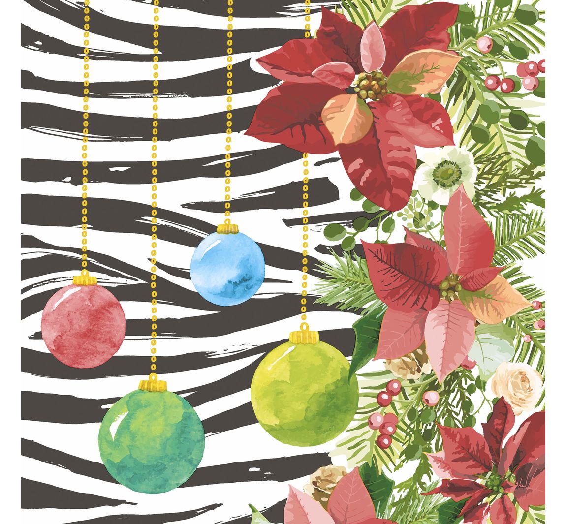 Serviette 'Jungle X-Mas' - 5 Stück