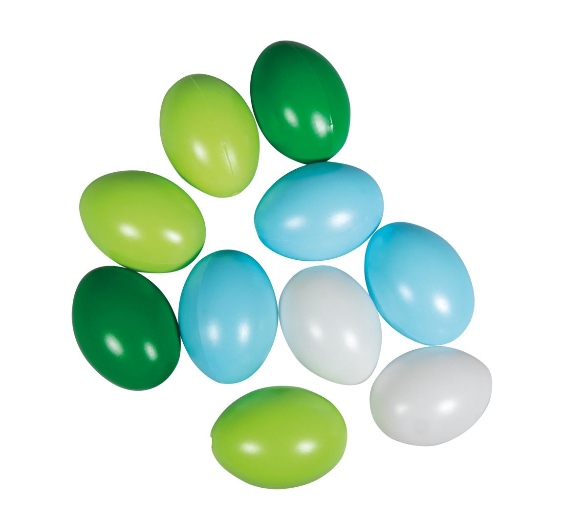 Deko-Eier Pastell - Pastell-Blaugrün