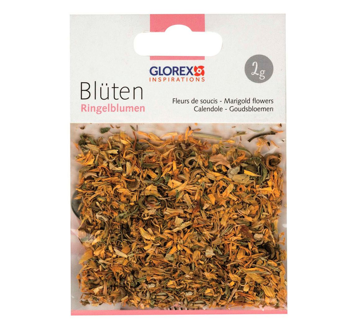 Blüten, getrocknet - Ringelblumen, geschnitten