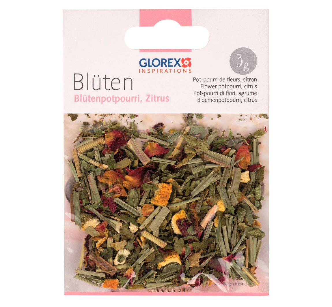 Blüten, getrocknet - Blütenpotpouri, Zitrus