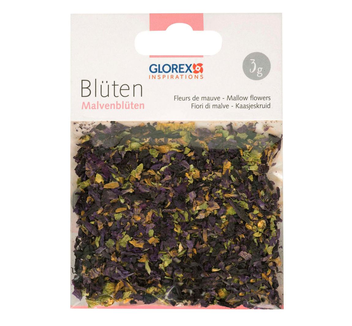 Blüten, getrocknet - Malvenblüten, geschnitten