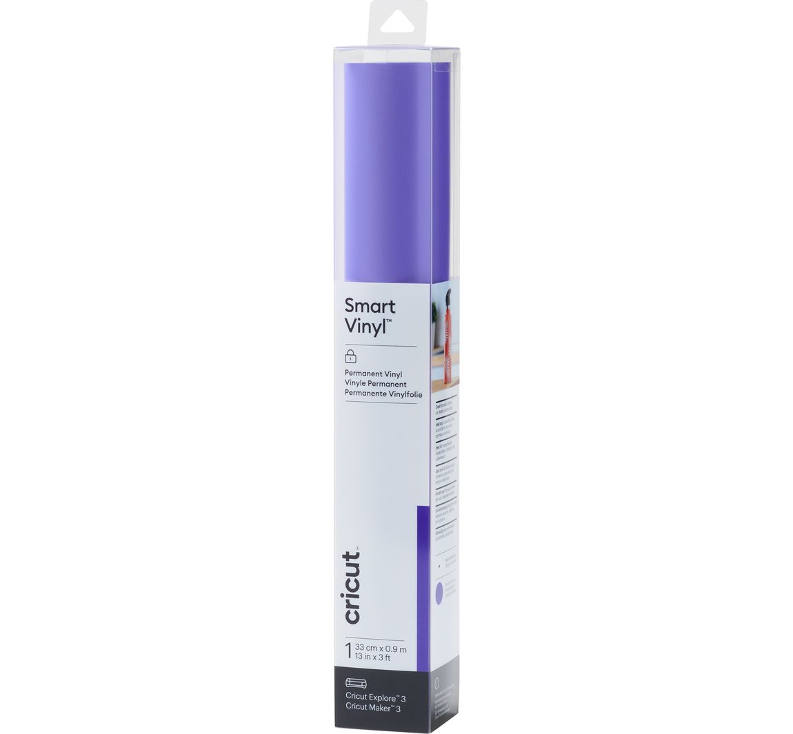 Cricut Selbstklebende Vinylfolie 'Smart Vinyl - Permanent', 33 x 90 cm - Purple