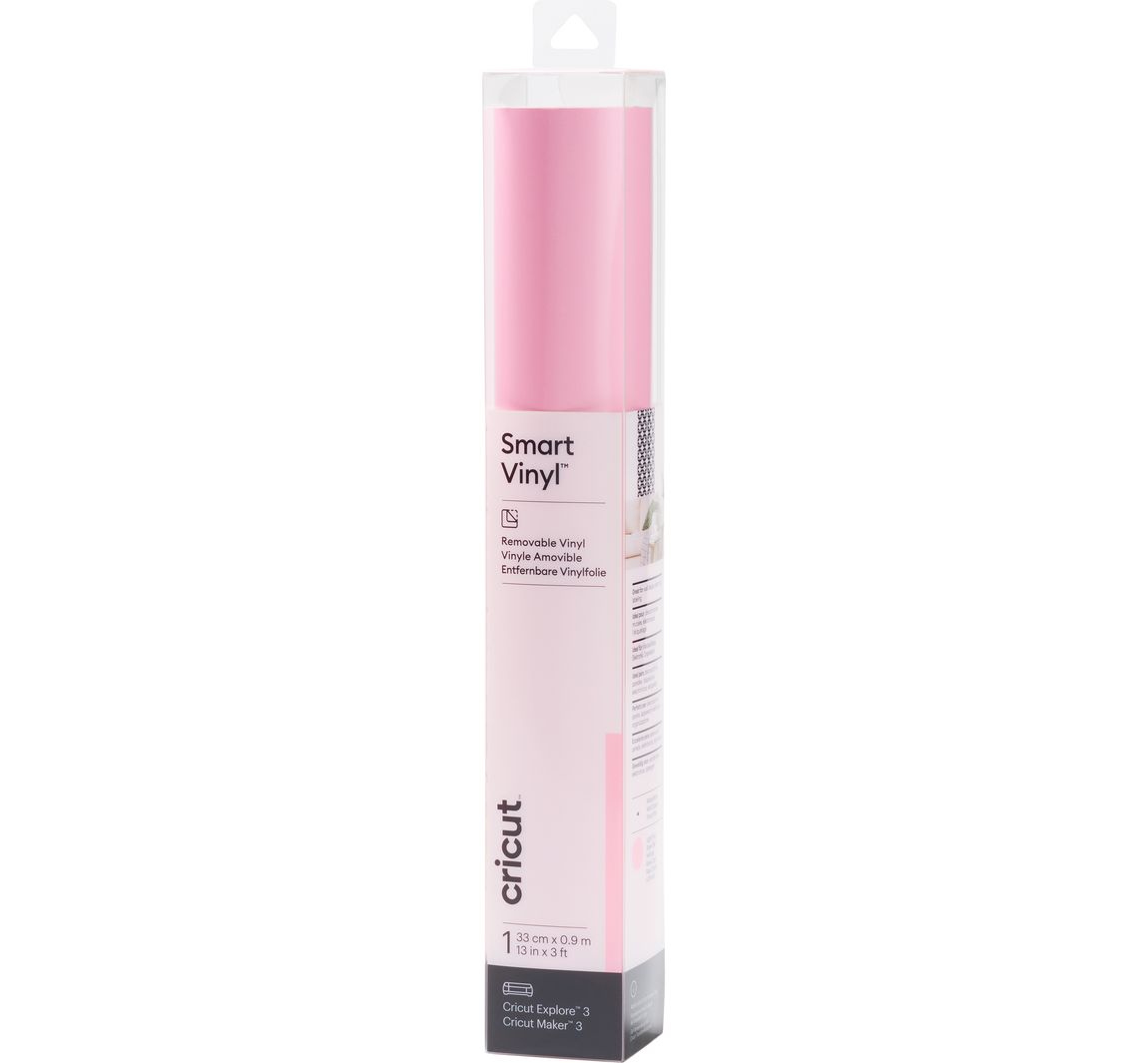 Cricut Selbstklebende Vinylfolie 'Smart Vinyl - Removable', 33 x 90 cm - Light Pink