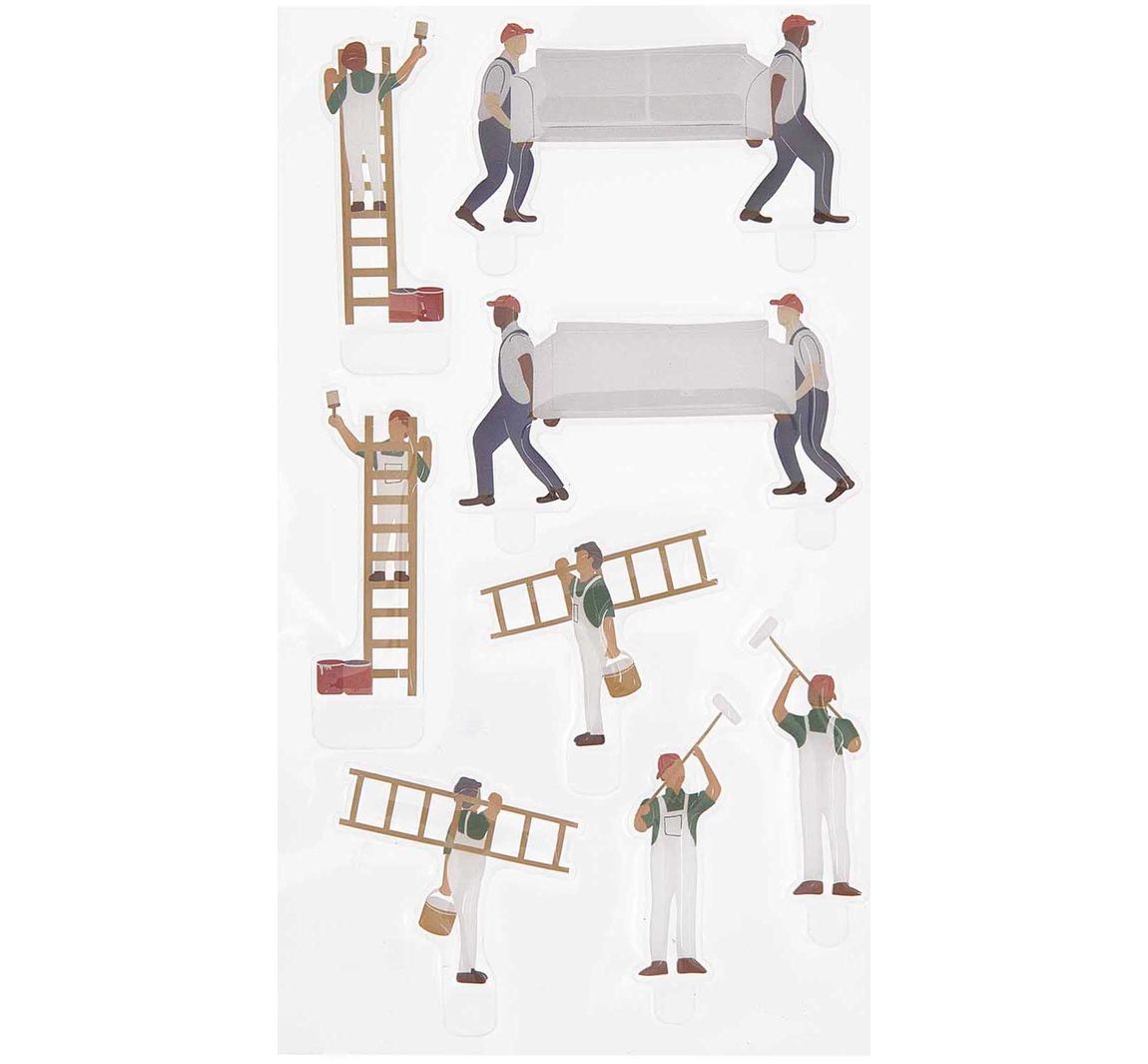 Rico Design Gel Sticker 'FIGURICO' - Umzug