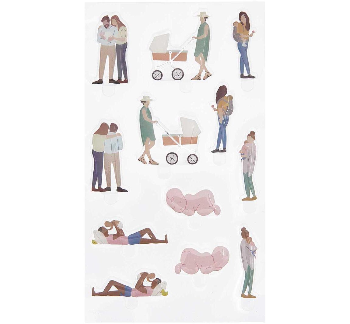 Rico Design Gel Sticker 'FIGURICO' - Hello Baby