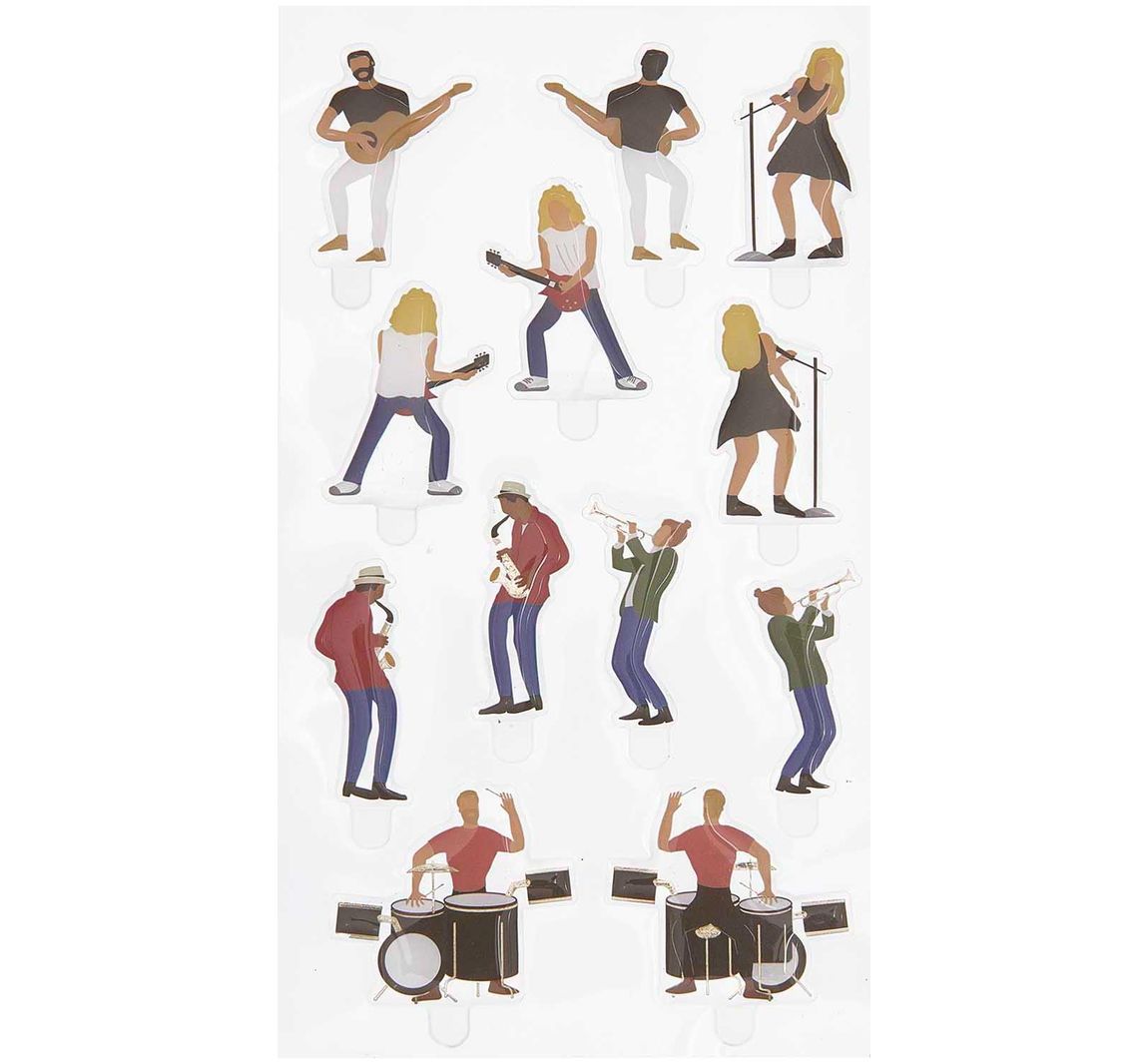 Rico Design Gel Sticker 'FIGURICO' - Konzert