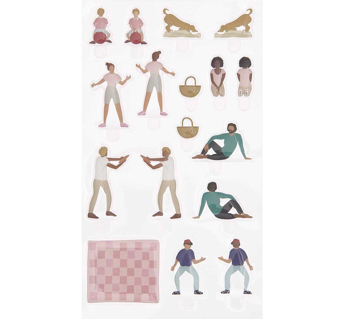 Rico Design Gel Sticker 'FIGURICO' - Park