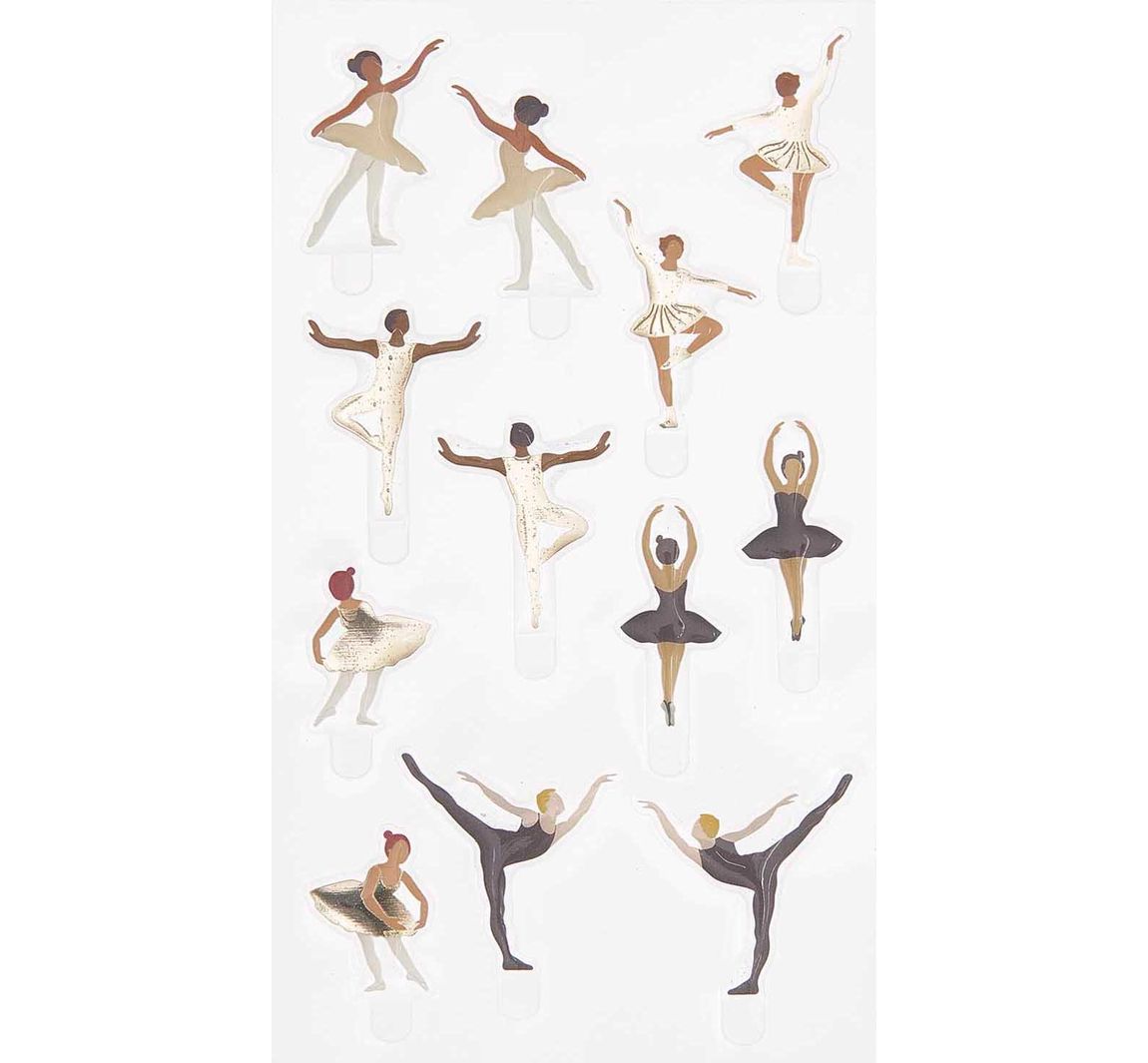 Rico Design Gel Sticker 'FIGURICO' - Ballett