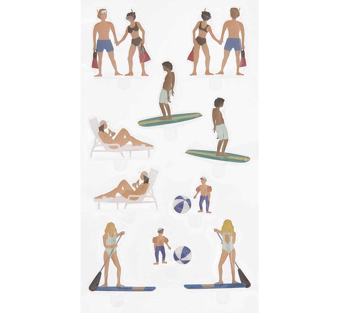 Rico Design Gel Sticker 'FIGURICO' - Wassersport