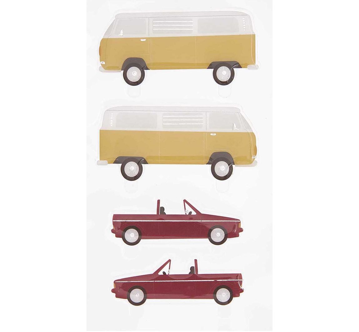 Rico Design Gel Sticker 'FIGURICO' - Autos