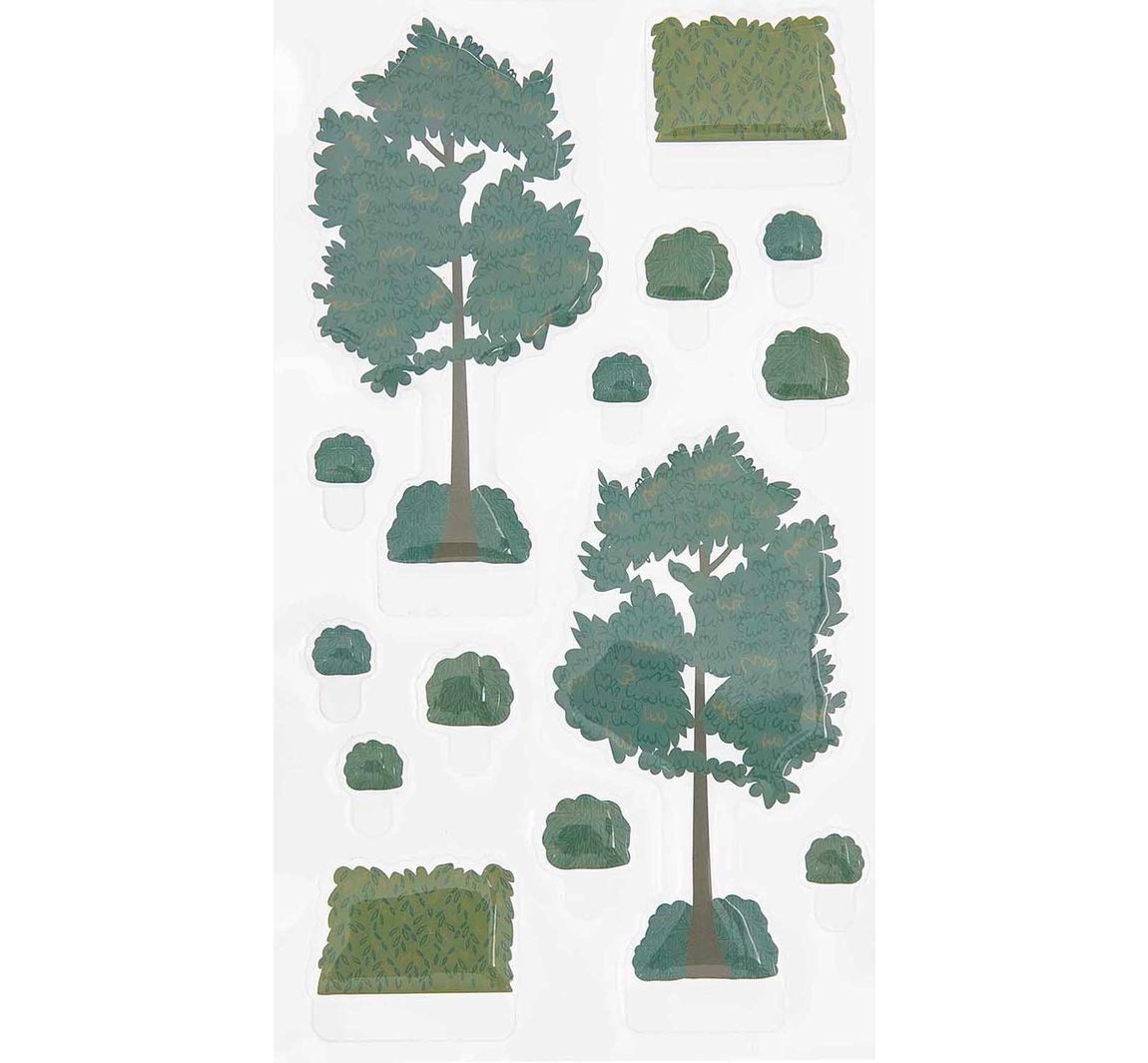 Rico Design Gel Sticker 'FIGURICO' - Bäume
