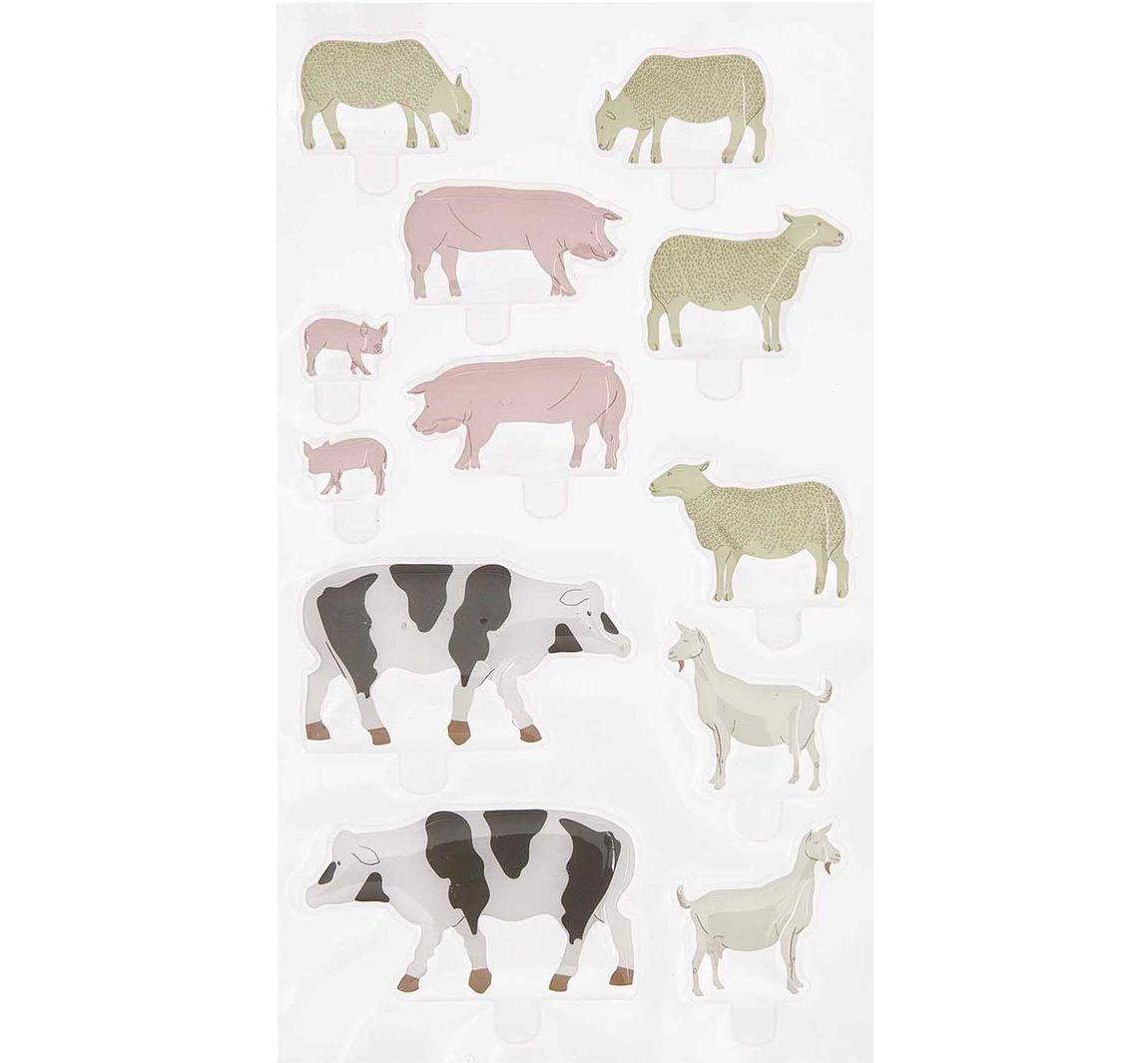 Rico Design Gel Sticker 'FIGURICO' - Hoftiere