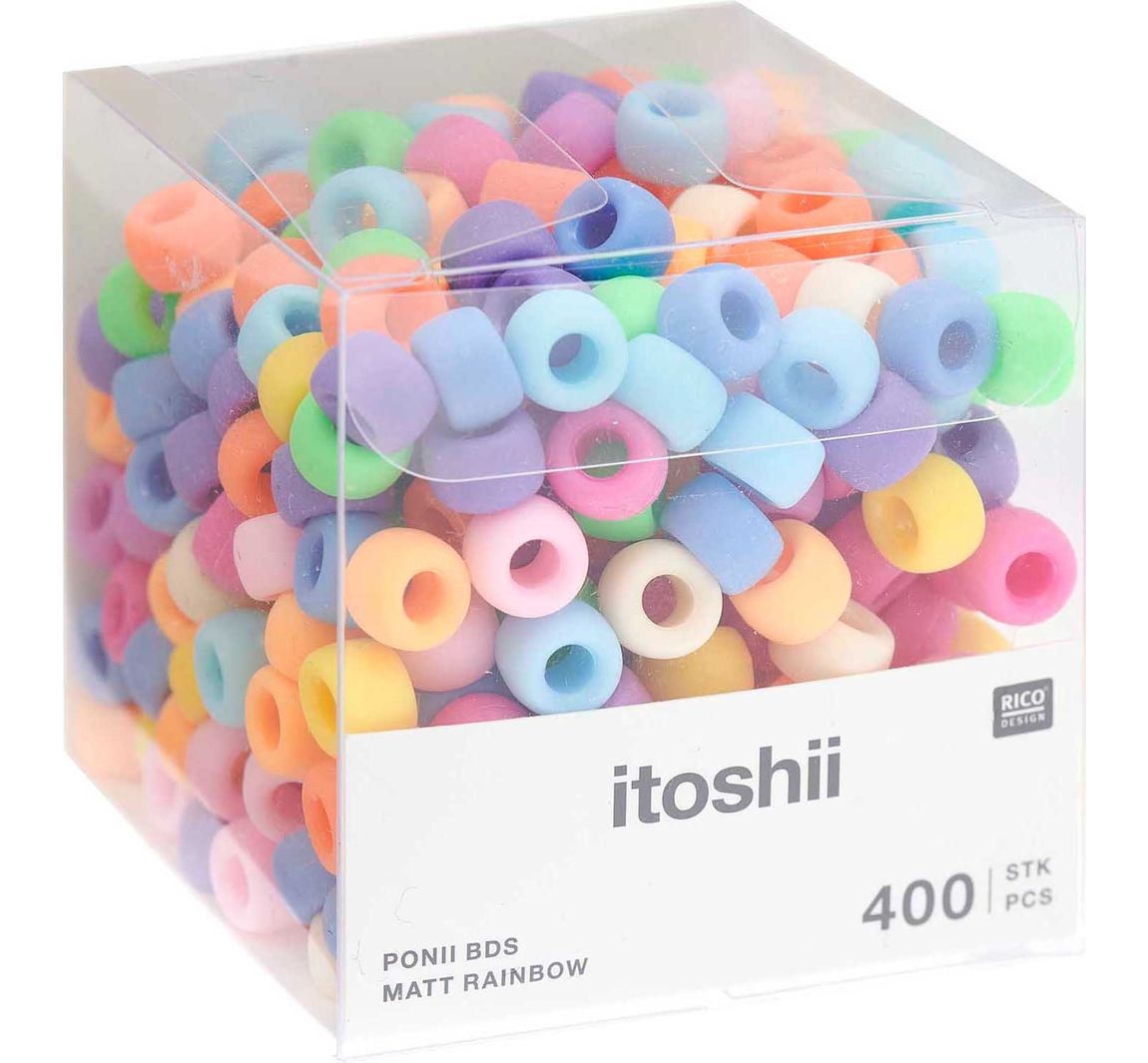 itoshii Perlenmix 'Ponii Beads' - Matt Rainbow