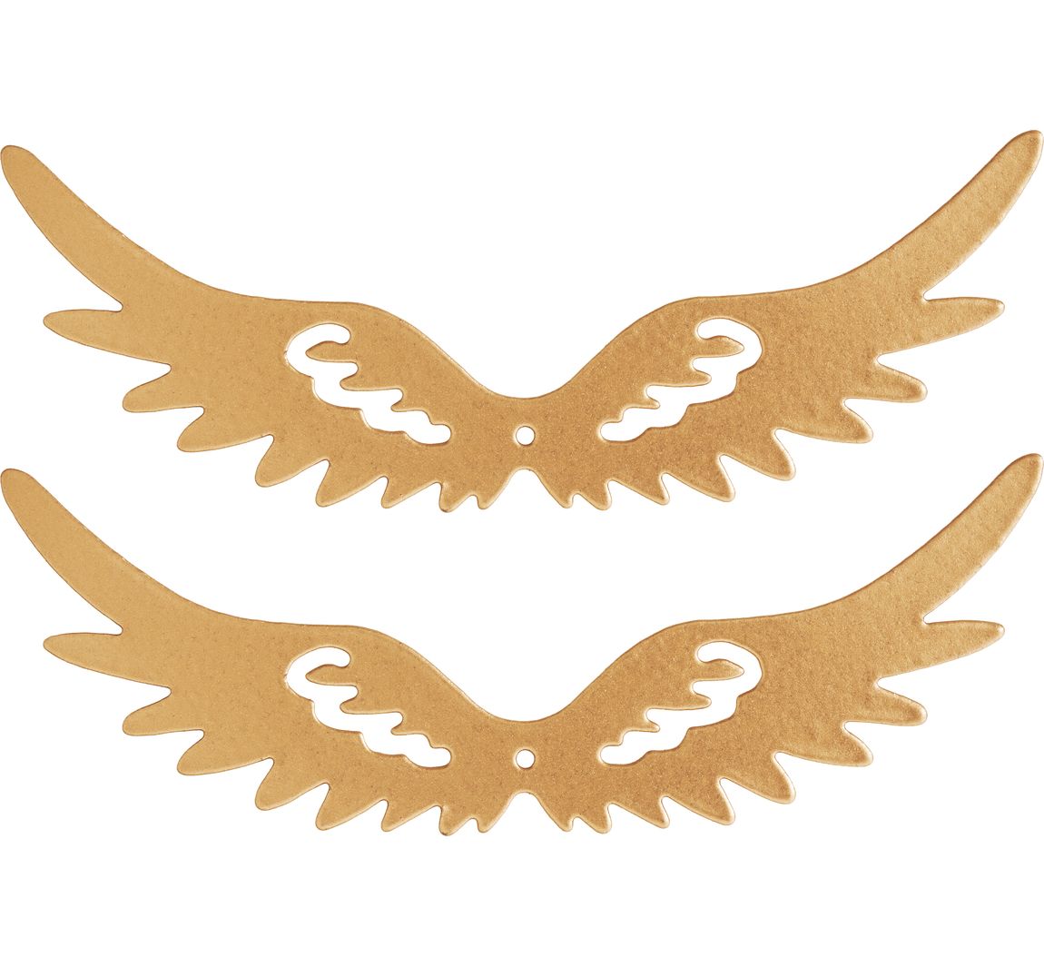 Engelsflügel 'Angelo', 7,8 cm - Goldfarben