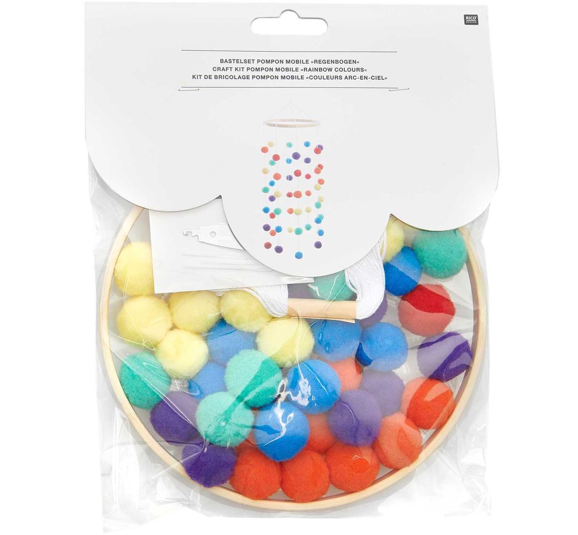 Bastelset Pompon 'Mobile' - Basic
