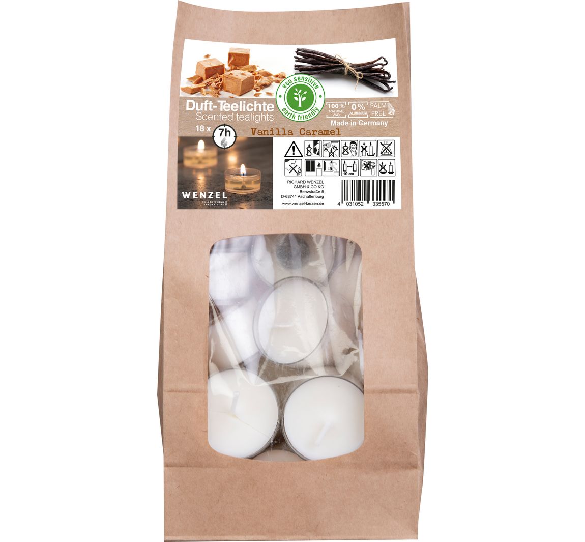 Duft-Teelichte 7h - Vanilla Caramel