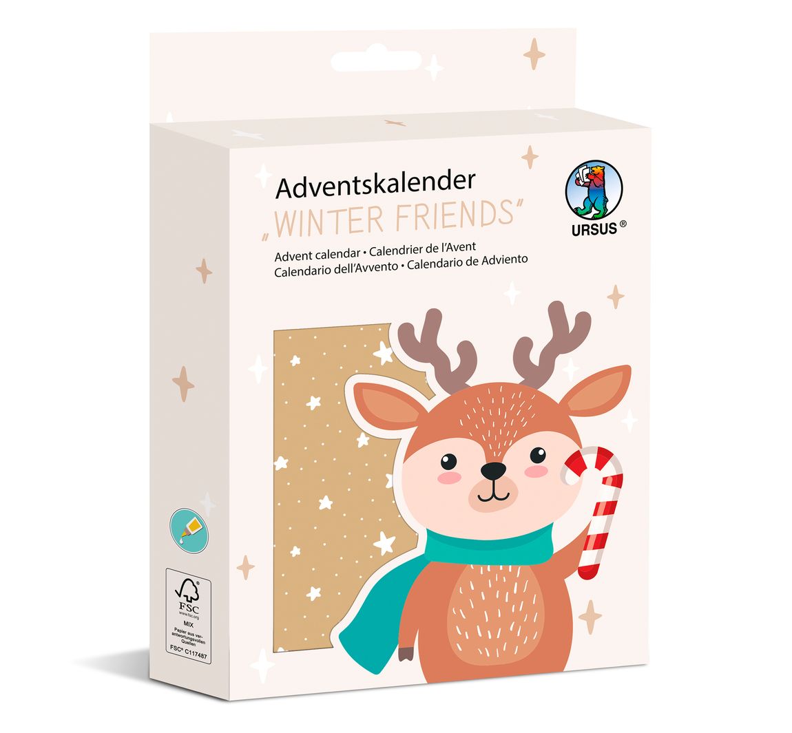 Adventskalender-Set - Winter friends