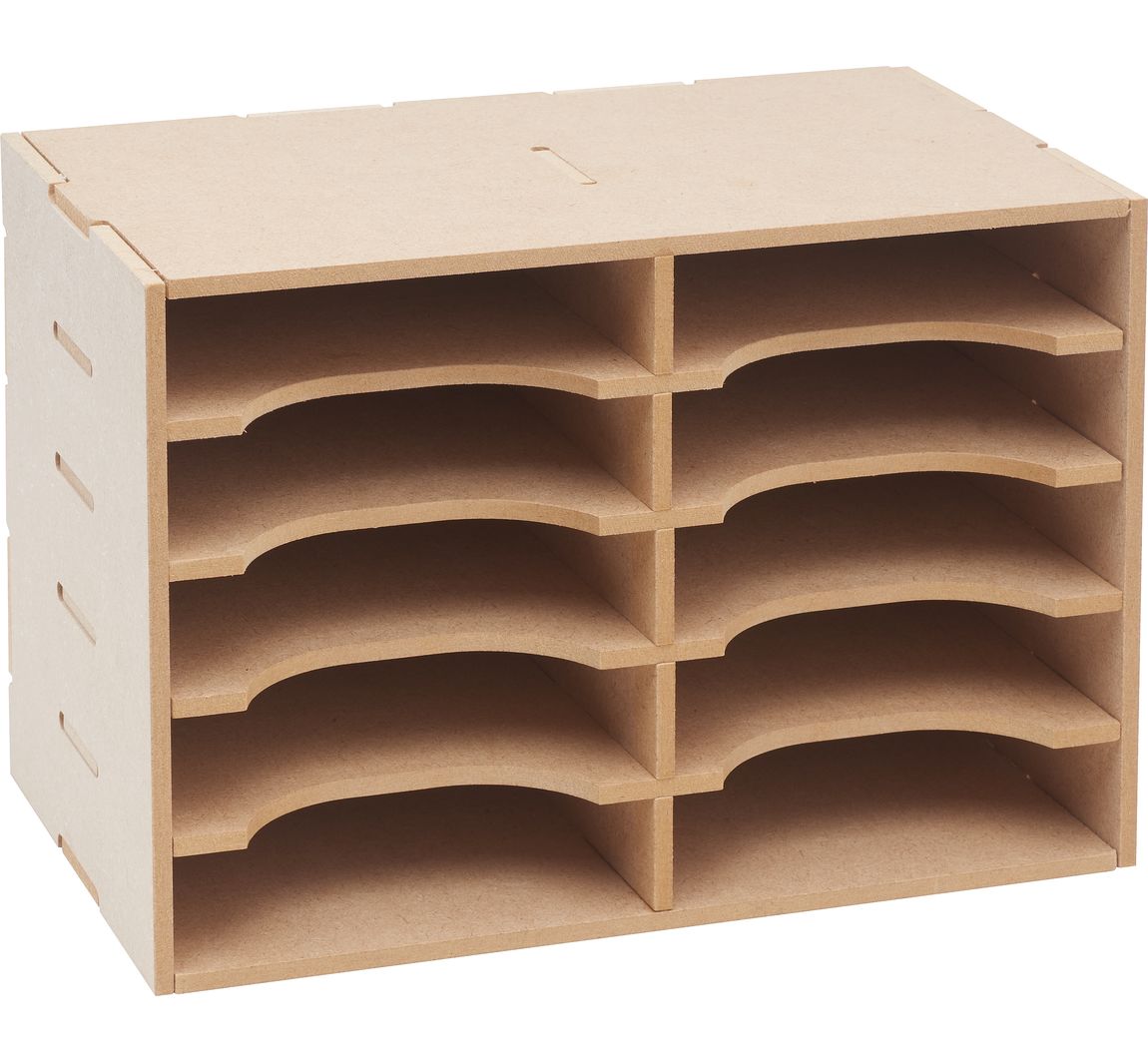 Flexio 'Stempelkissen-Box', 10 Fächer - Basic Box