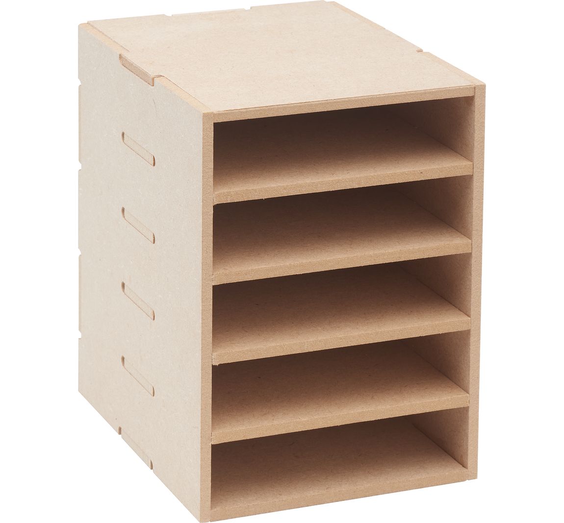 Flexio 'Regalbox' - Half Box - 5 Fächer