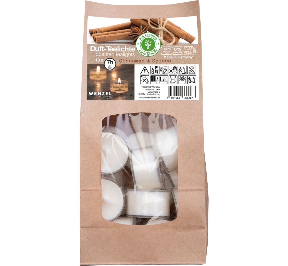 Duft-Teelichte 7h - Cinnamon Spices