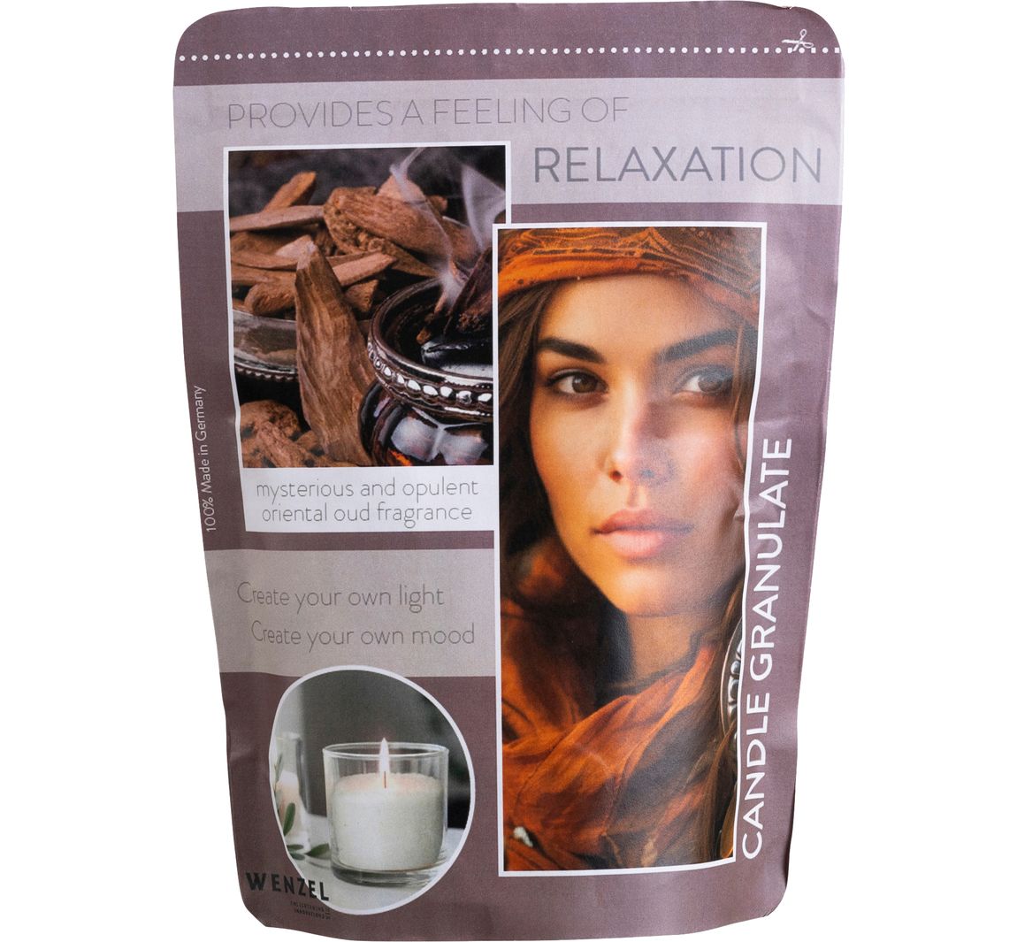 Kerzen-Sandgranulat mit Duft, Set mit 4 Dochten - Relaxation