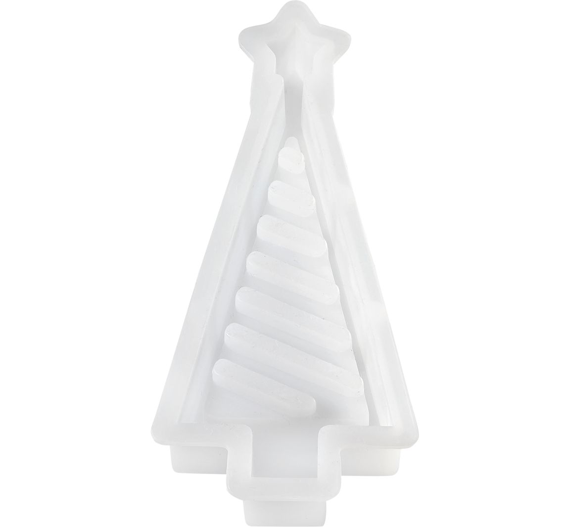 Silikon-Gießform 'Lichter-Tannenbaum' - Streifen