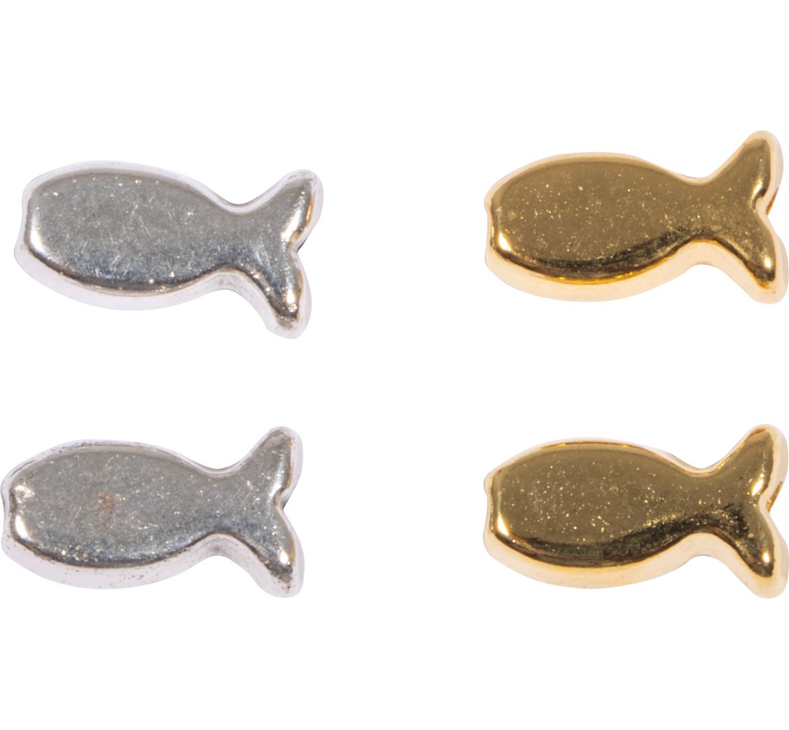 Metall Perlen - Fische