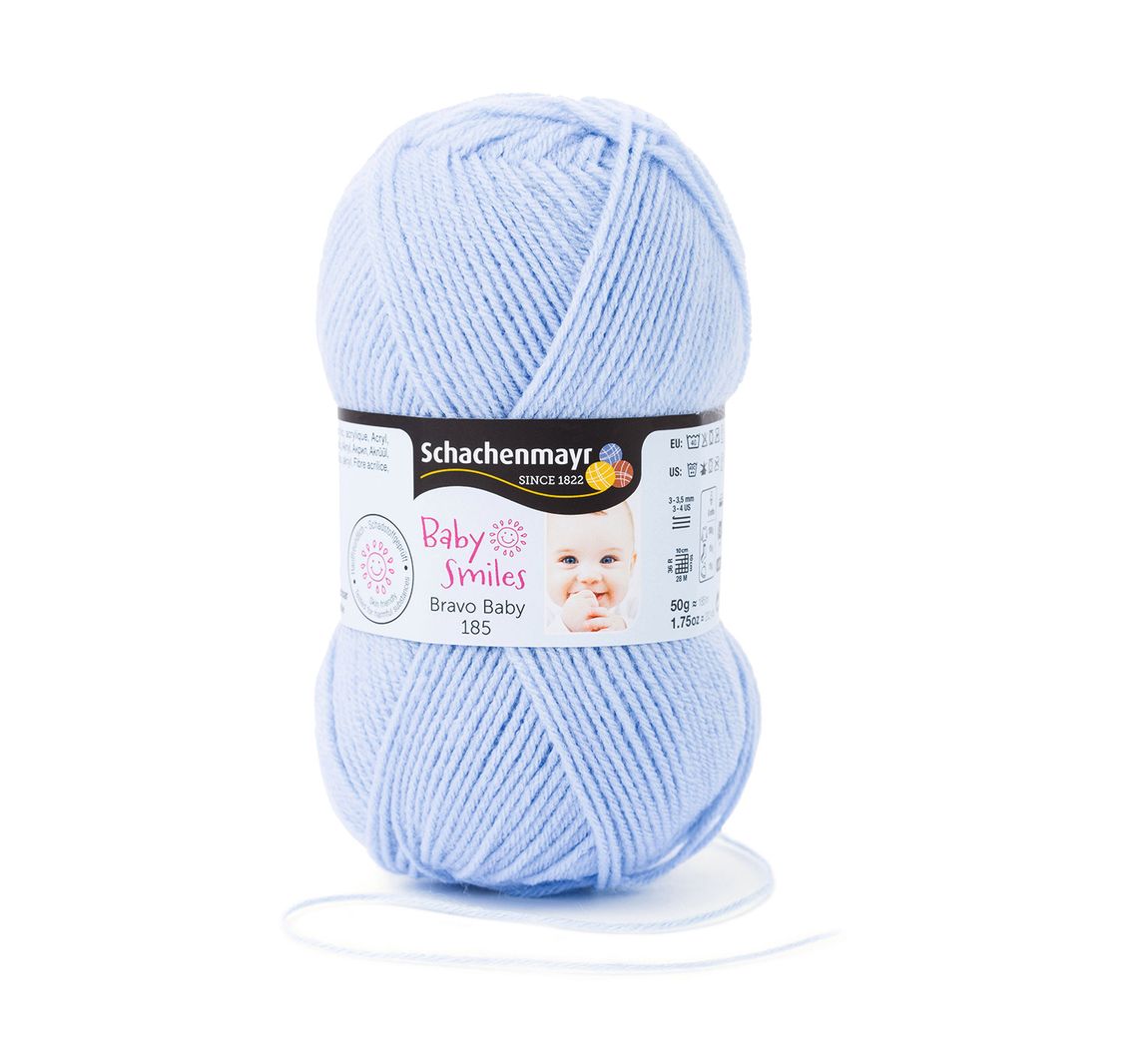 Schachenmayr Baby Smiles Bravo Baby 185 - Hellblau, Farbe 1054