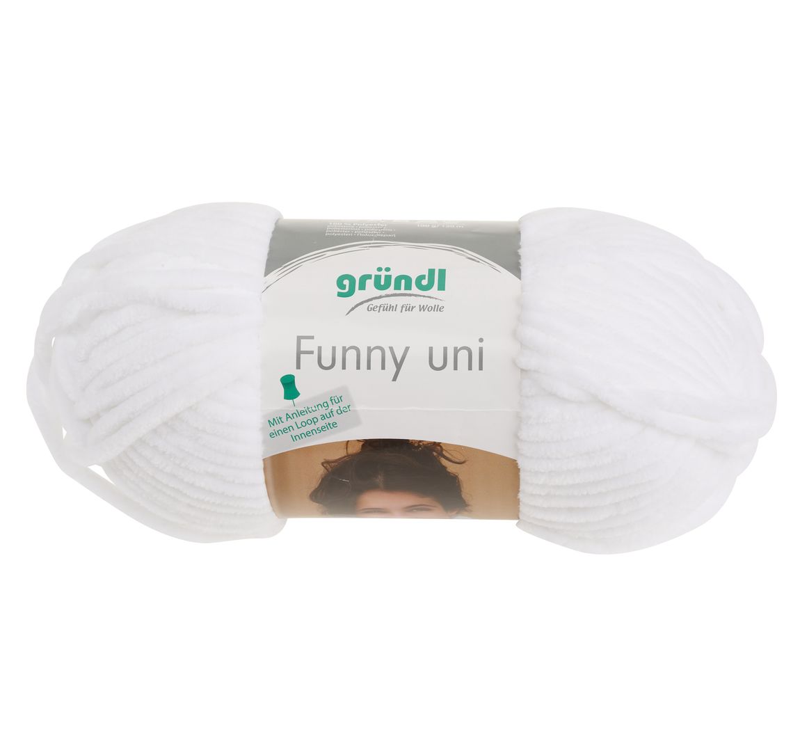 Wolle Funny Uni - Farbe 01