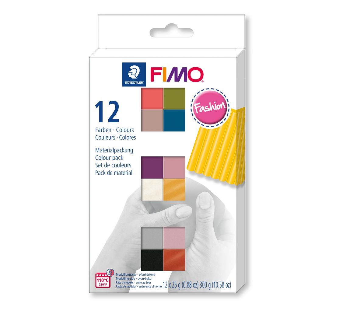 FIMO soft Materialpackung 'Fashion Colours'