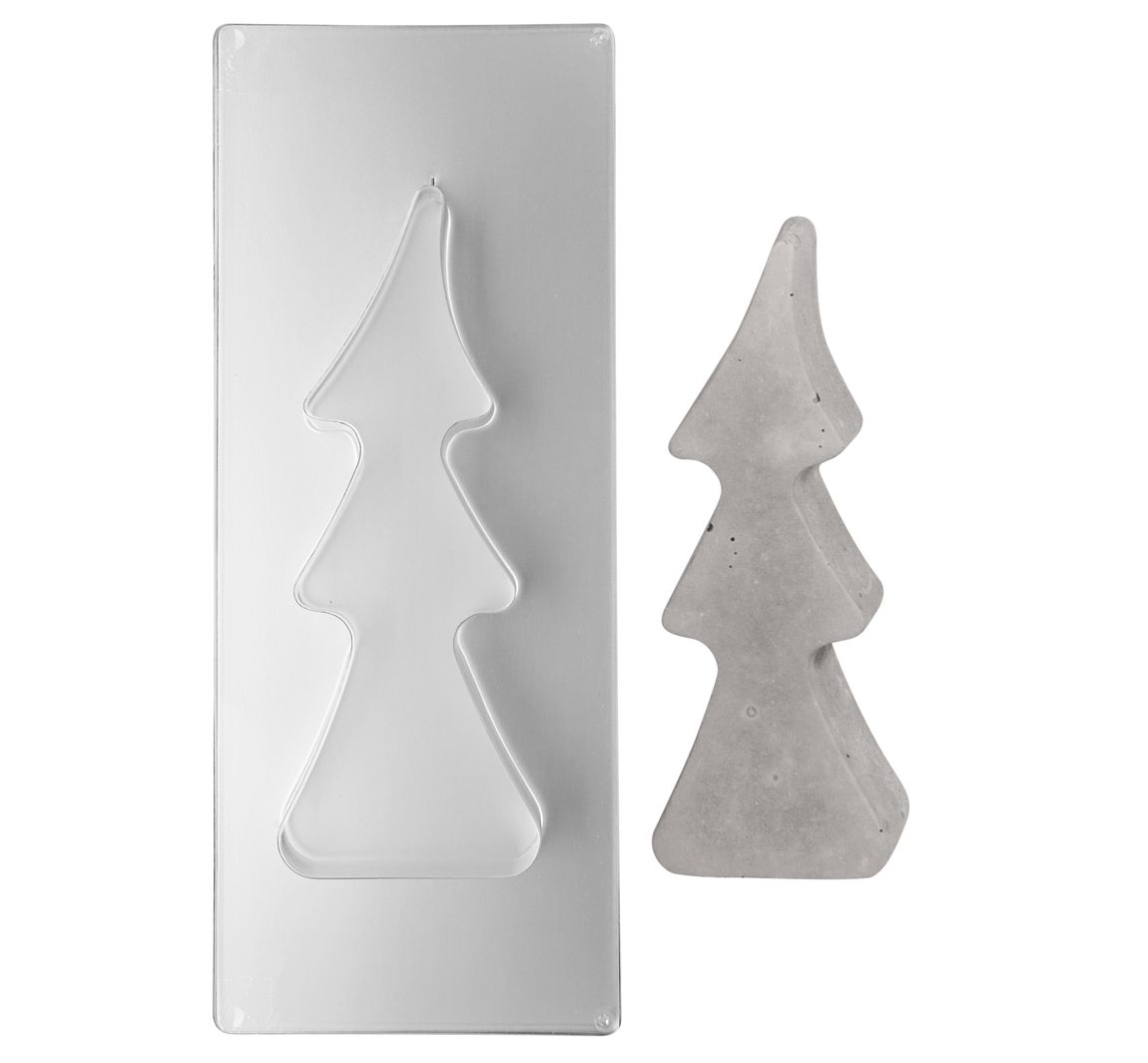 Gießform 'Tannenbaum klein', ca. 9,5 x 25 cm