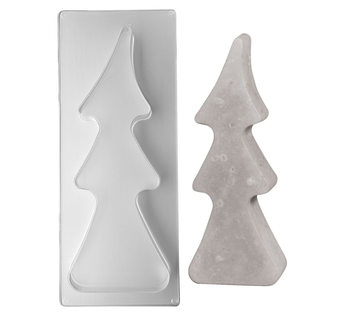 Gießform 'Tannenbaum groß', ca. 12,5 x 33 cm