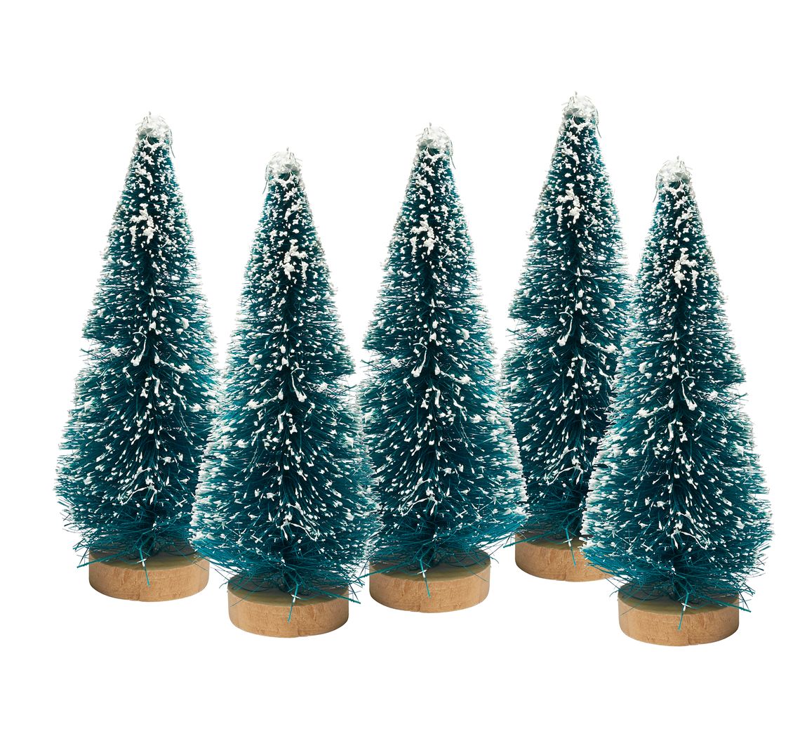 VBS Miniatur-Tannenbaum - 10 cm, 5 Stück
