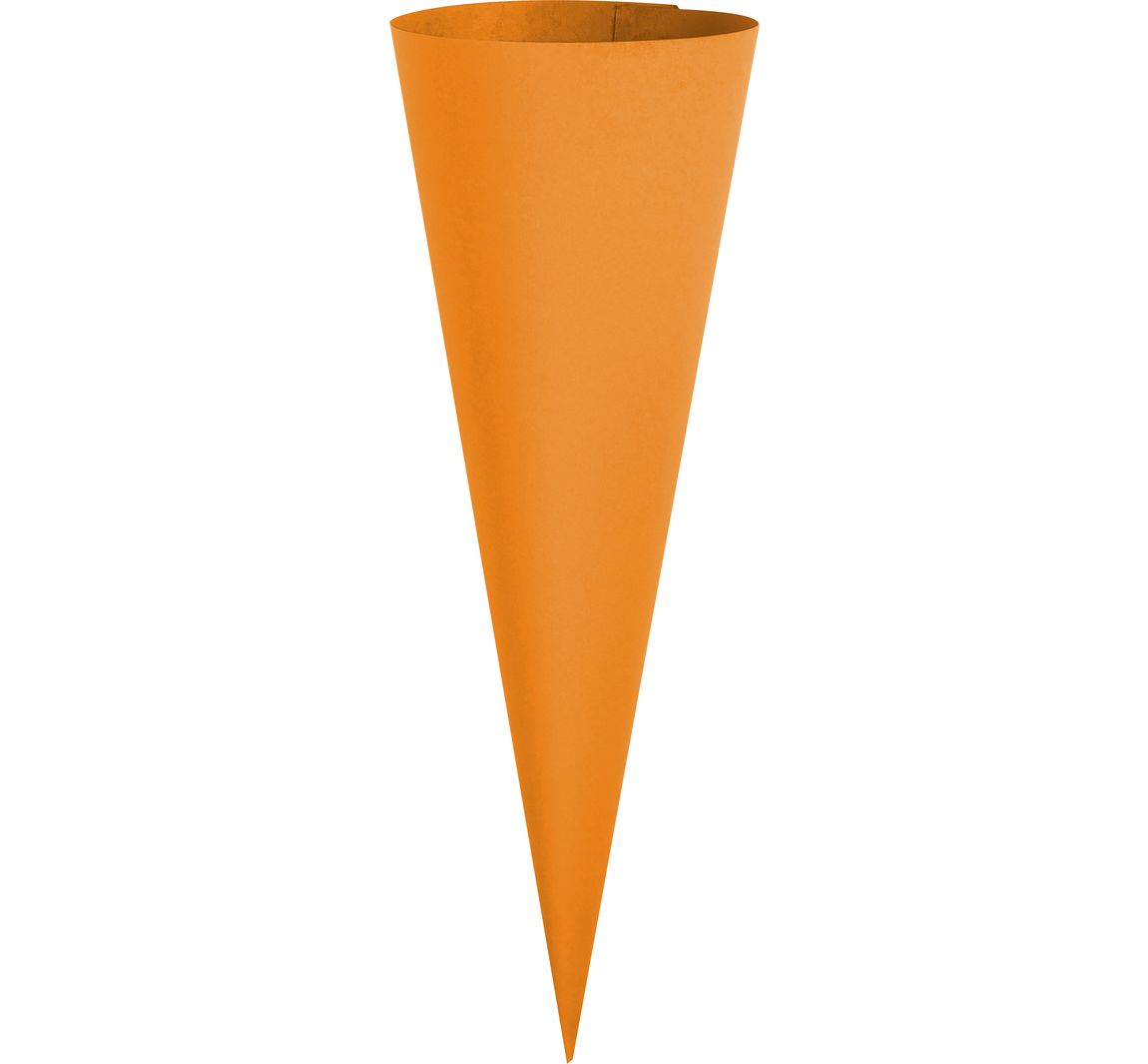 Schultüte aus Fotokarton - Orange