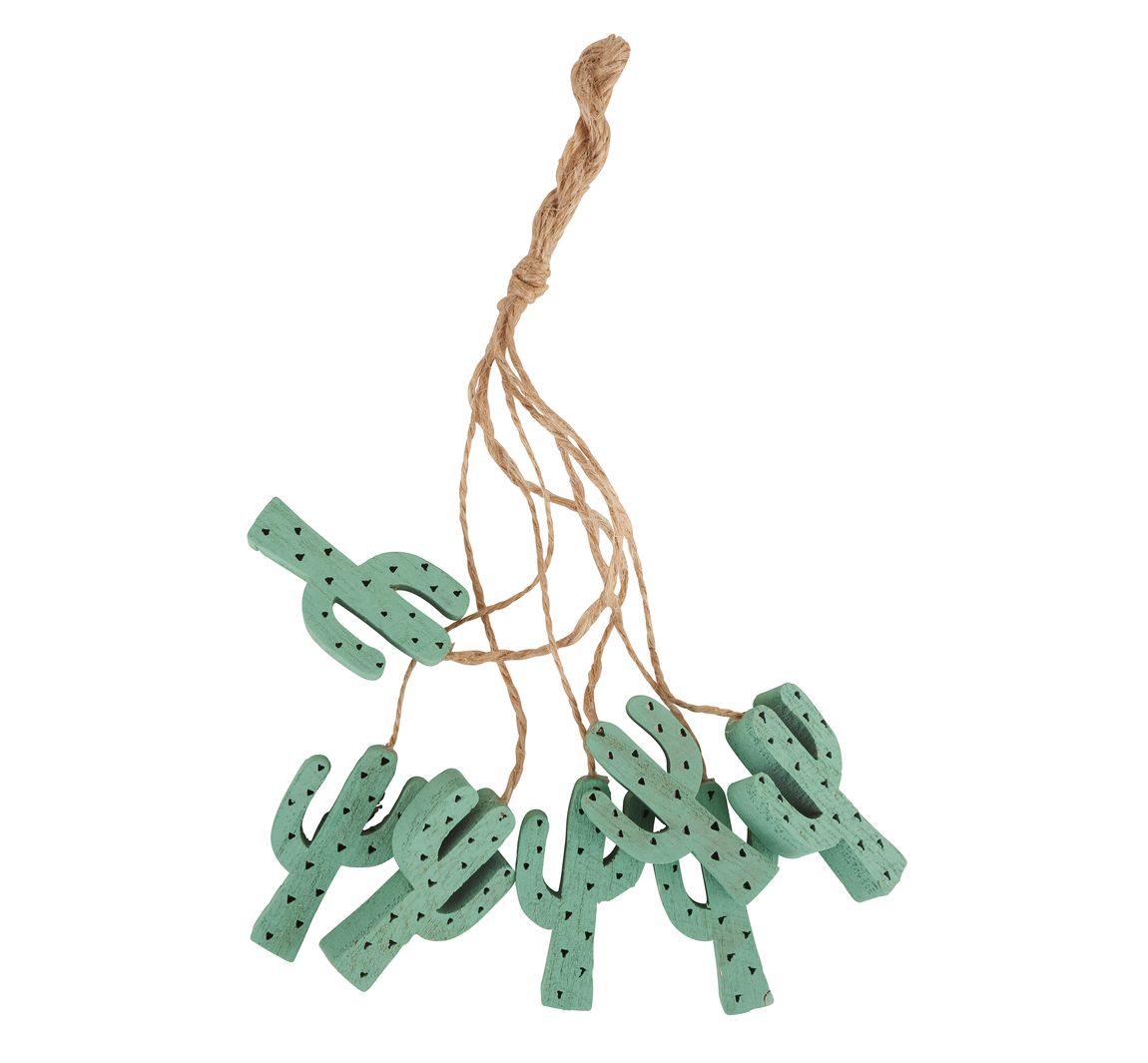 Anhänger Kaktus 'Stina' - Grün