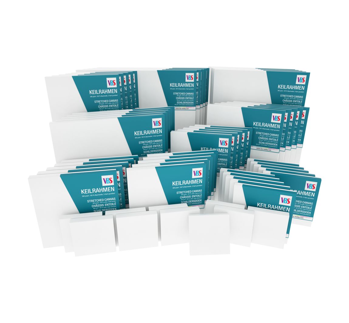 VBS Keilrahmen 'Mega-Pack', 60-tlg.