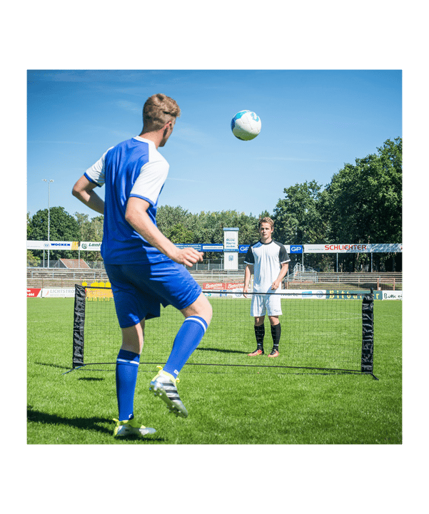 Cawila Soccer-Tennis Set 6m Schwarz