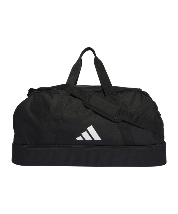 adidas Tiro League Duffel Bag Gr. L Schwarz Weiss