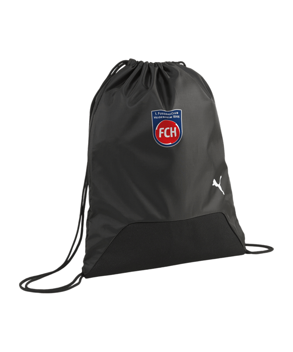 PUMA 1. FC Heidenheim Gym Bag Schwarz F01