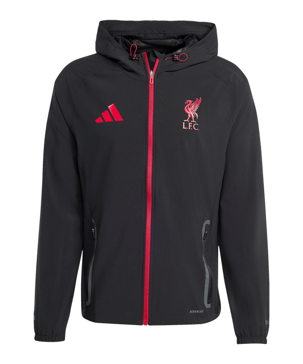 adidas FC Liverpool Tiro 25 Competition Jacke Schwarz
