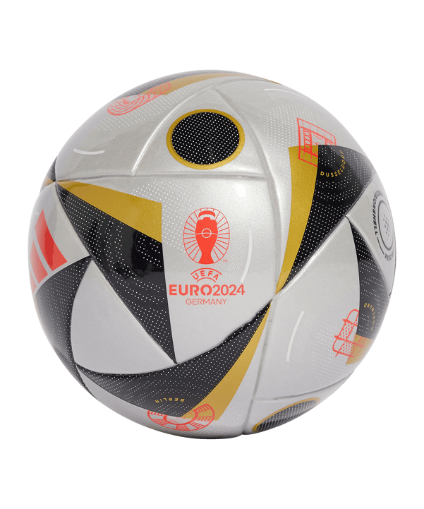 adidas Euro24 Final Miniball Silber