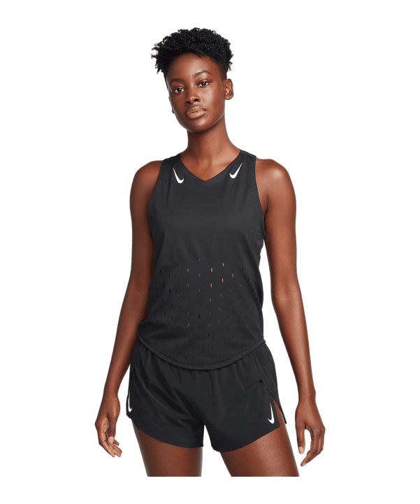 Nike AeroSwift Running Singlet Damen Schwarz F010
