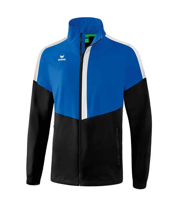 Erima Squad Regenjacke Kids Blau Schwarz