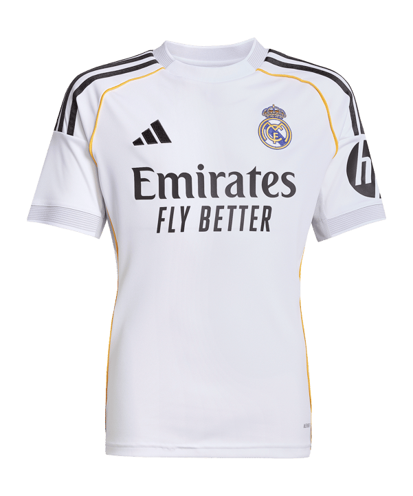 adidas Real Madrid Trikot Home 2025/2026 Kids Weiß