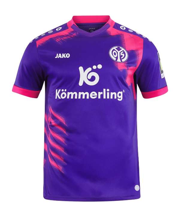 JAKO 1. FSV Mainz 05 Trikot Away 2025/2026 Kids Lila F656