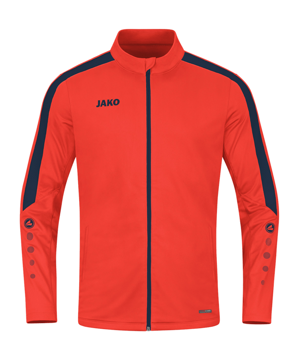 JAKO Power Polyesterjacke Kids Orange Blau F375