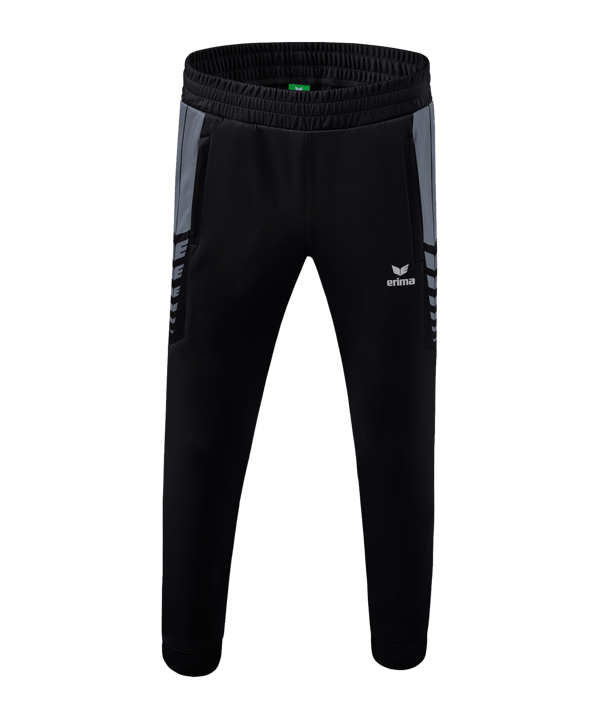 Erima Six Wings Worker Hose Kids Schwarz Grau