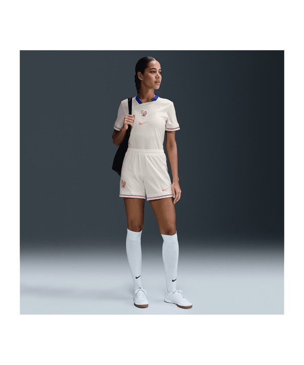 Nike France Short Away 2025 Damen Beige F110