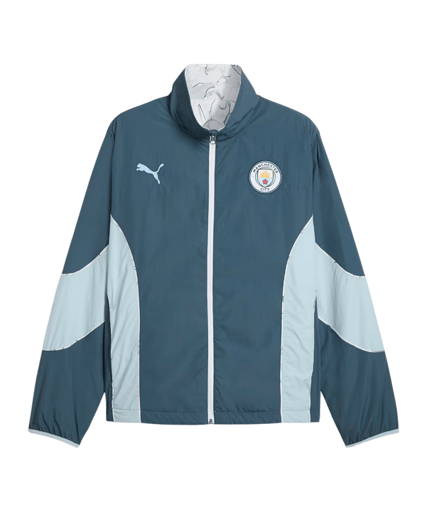 PUMA Manchester City KIDSUPER Reversible Jacke Grau F16